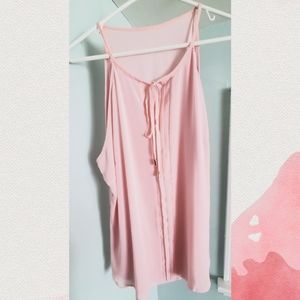 Soft pink blouse size small